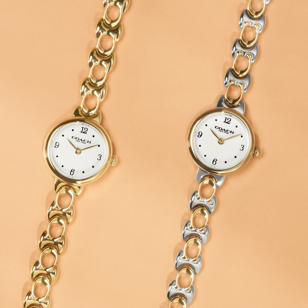 Coach Ladies Iris Two Tone Bracelet Watch